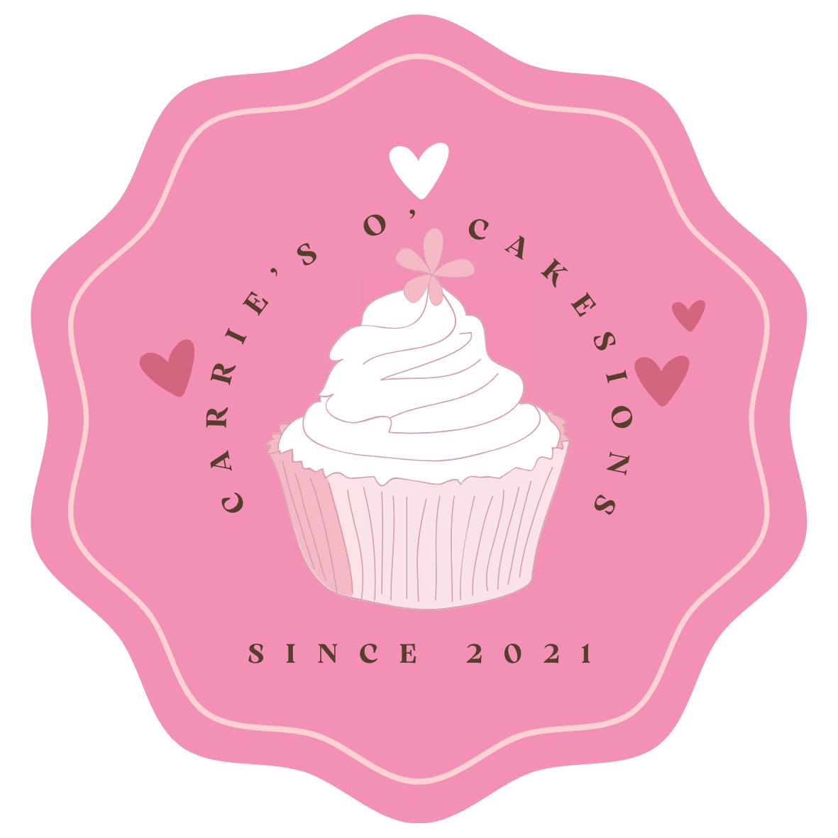 Carrie's O' Cakesions logo